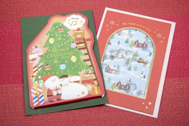 クリスマスカードのプレゼントも素敵ですね♪大人の趣味に「書道」を始める★大阪の書道教室「青霄書法会」